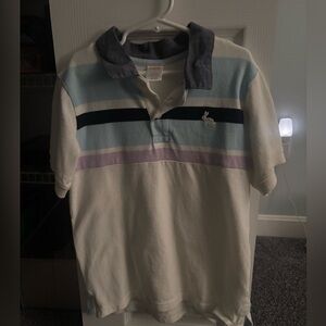 Gymboree white Easter shirt w/bunny logo